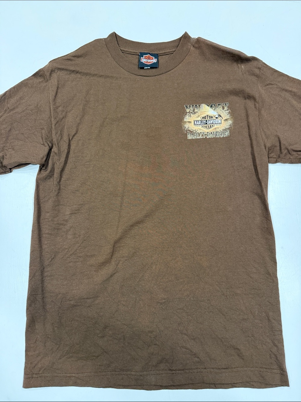 Harley-Davidson Brown Short Sleeve Graphic Tee